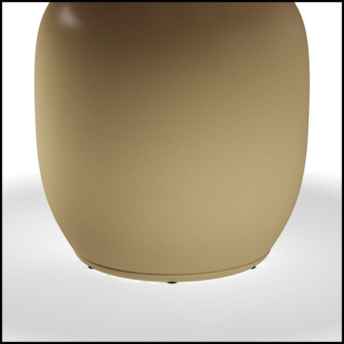 Table de repas 45 - Kasha Sand L | Dining table 45 - Kasha Sand L - Large Sand Kasha table - Pacific Compagnie.