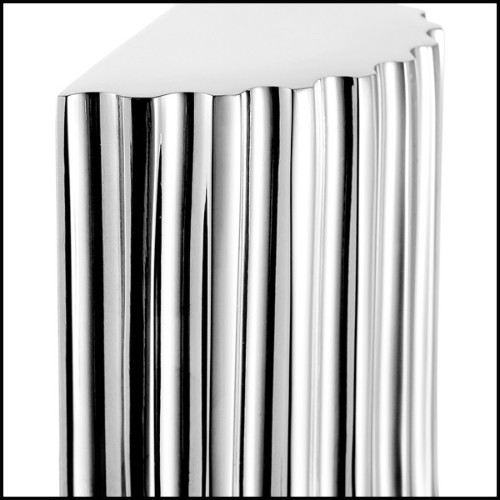 Table basse rectangulaire Structure aluminium, habillage tressage wicker coffee, plateau verre trempé coloris sépia 47-TIARA