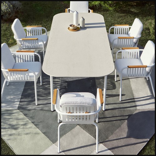 Table de repas 149 - Capa | Dining Table 149 - Capa - Room with Capa table - Pacific Compagnie.