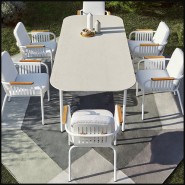 Table de repas 149 - Capa | Dining Table 149 - Capa - Room with Capa table - Pacific Compagnie.