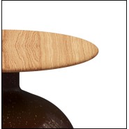 Table d'appoint 45 - Blow Smoke L | Side Table 45 - Blow Clay L - Contemporary Blow Clay L table - Pacific Compagnie.