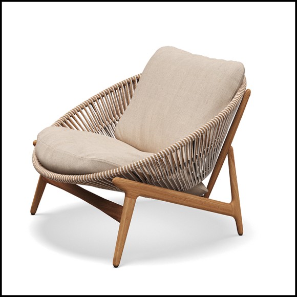 Chaise 45 - Bora Lounge, tissu - Pacific Compagnie.