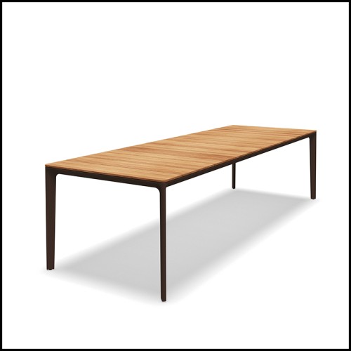 Table à manger 45 - Carver Dinning L, conviviale - Pacific Compagnie.