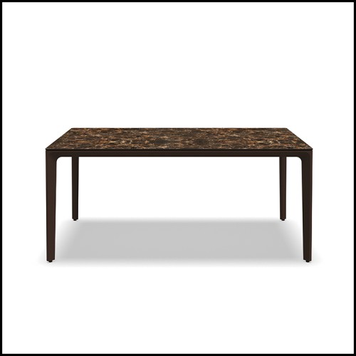 Table à manger 45 - Carver Dinning ceramic S | Dinning Table 45 - Carver Dinning ceramic S - Ceramic Dining S - Pacific Compagni