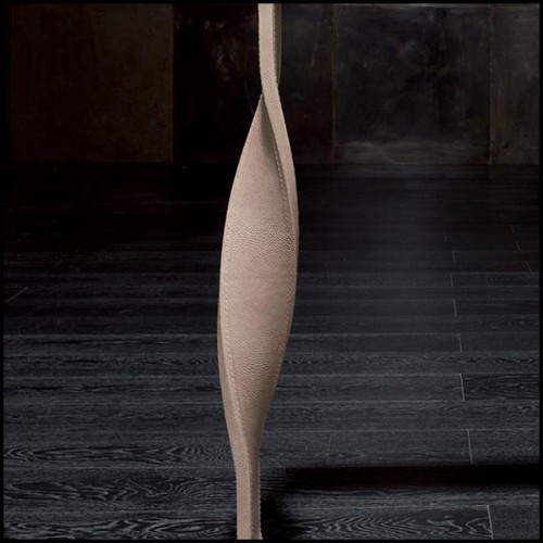 Table à manger 150 - Torsade - Bois sculpté - Pacific Compagnie.