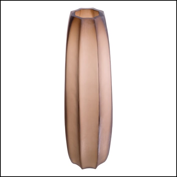Vase - 24 Tiara Marron L | Vase - 24 Tiara Brown L - Decorative Brown L - Pacific Compagnie.