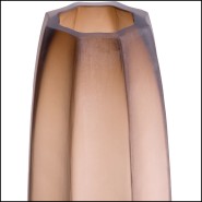 Vase - 24 Tiara Marron L | Vase - 24 Tiara Brown L - Large Brown Vase - Pacific Compagnie.