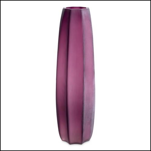 Vase - 24 Tiara Violet L - Design unique - Pacific Compagnie.