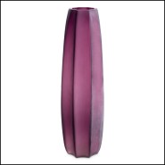 Vase - 24 Tiara Violet L | Vase - 24 Tiara Purple L - Tiara Purple L - Pacific Compagnie.