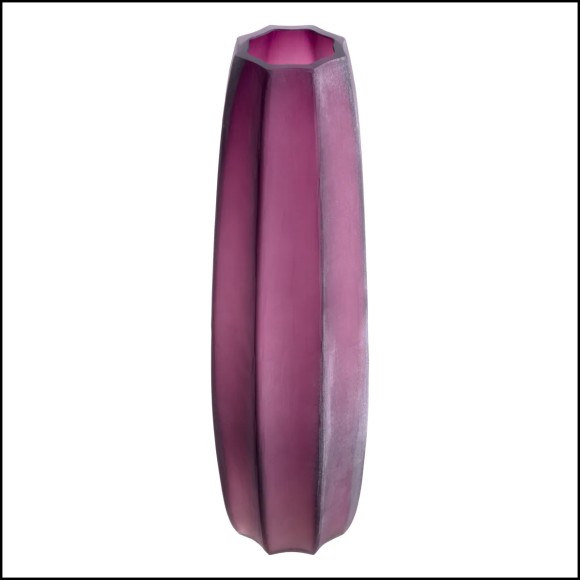 Vase - 24 Tiara Violet L | Vase - 24 Tiara Purple L - Violet Tiara Vase - Pacific Compagnie.