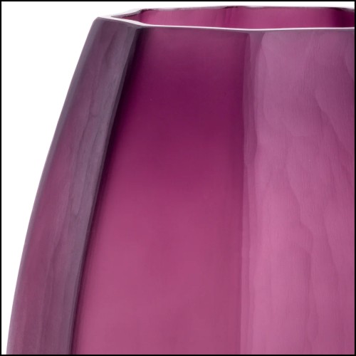 Vase - 24 Tiara Violet S | Vase - 24 Tiara Purple S - Tiara Purple Vase Small View - Pacific Compagnie.