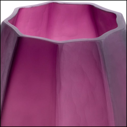 Vase - 24 Tiara Violet S | Vase - 24 Tiara Purple S - Small Purple Tiara Vase - Pacific Compagnie.