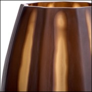 Vase - 24 Marron Foncé S | Vase - 24 Tiara dark Brown S - Small Tiara Brown Vase - Pacific Compagnie.