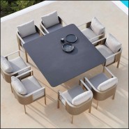 Table de Repas 149 - Solanas | Table de Repas 149 - Solanas - Solanas Dining Table View - Pacific Compagnie.