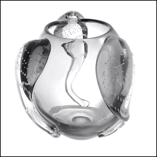 Vase - 24 Sianluca Grey L | Vase - 24 Sianluca Grey L - Large Grey Sianluca Vase - Pacific Compagnie.