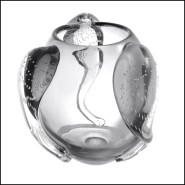 Vase - 24 Sianluca Grey L | Vase - 24 Sianluca Grey L - Large Grey Sianluca Vase - Pacific Compagnie.