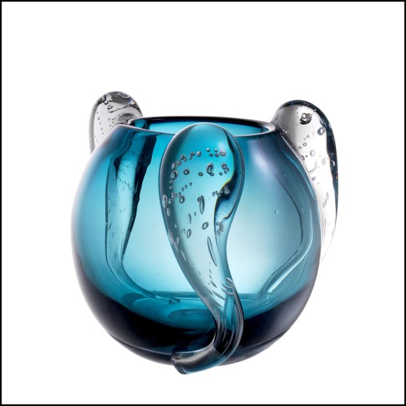 Vase - 24 Sianluca Blue S - Objet d'art - Pacific Compagnie.