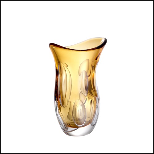 Vase - 24 Matteo Orange S | Vase - 24 Matteo Orange S - Small Orange Matteo Vase - Pacific Compagnie.