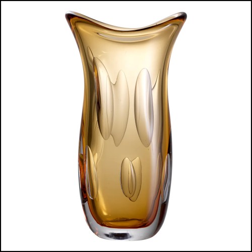 Vase - 24 Matteo Orange L | Vase - 24 Matteo Orange L - Large Orange Matteo Vase - Pacific Compagnie.