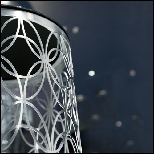 Table d'appoint 150 - Arnold - Acier inox - Pacific Compagnie.