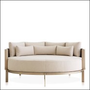 Transat 149 - Solanas Round | Sunbed 149 - Solanas Round chill bed - Solanas Round Poolside - Pacific Compagnie.