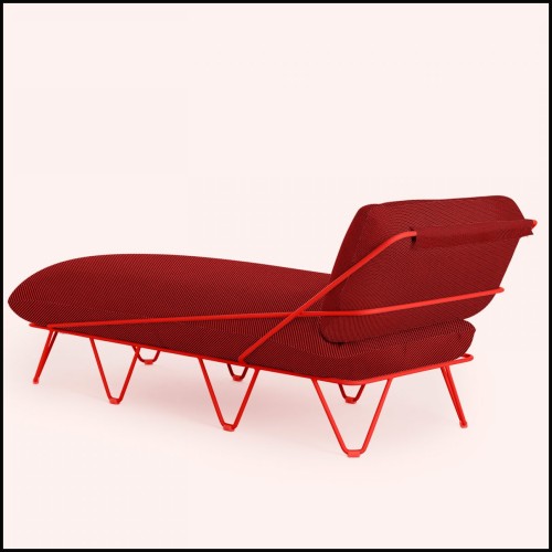 Chaise Lounge 149 - Valentina Up | Chair Lounge 149 - Valentina Up - Valentina Up Chair Detail - Pacific Compagnie.