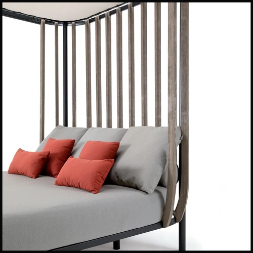 Alcôve avec rideaux 232 - Mouvement | Alcove with curtains 232 - Mouvement - Alcove 232 Mouvement Detail - Pacific Compagnie.