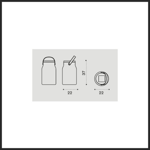 Lampe 232 - Fraisy - Colorée - Pacific Compagnie.