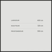 Parasol Rectangular 232 - Arcinazzo de Altipiani | Parasol Rectangular 232 - Arcinazzo de Altipiani - Rectangular sun parasol - 