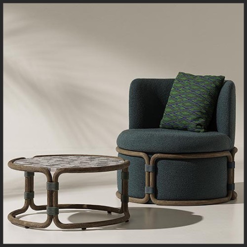 Fauteuil 232 - Antonella - Fauteuil Antonella tissu - Pacific Compagnie.