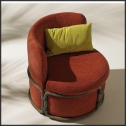 Fauteuil 232 - Antonella - Fauteuil Antonella salon - Pacific Compagnie.