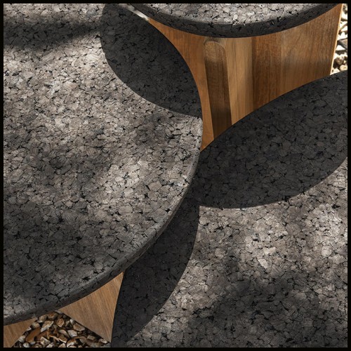 Table basse 232 - Mani | Coffee Table 232 - Mani - Glass top Mani table - Pacific Compagnie.