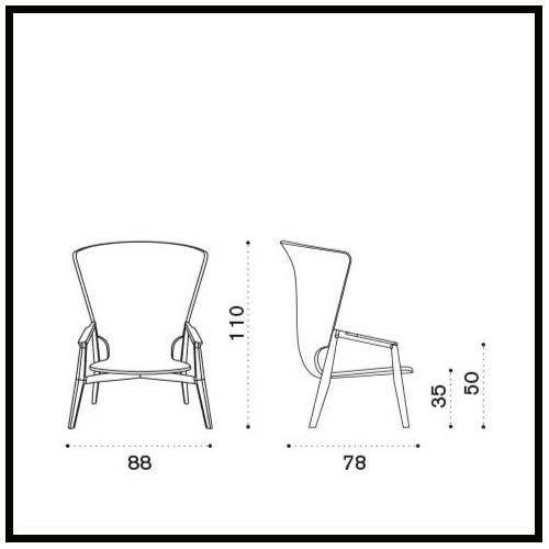 Fauteuil 232 - Memory | Armchair 232 - Memory - Comfortable seating - Pacific Compagnie.
