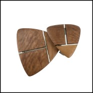 Set de tables basse Kauri Delta - 154 Riva 1920 | Coffee tables Kauri Delta - Contemporary Coffee Table - Pacific Compagnie.