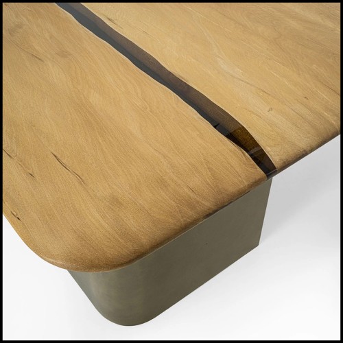 Table basse Kauri Delta 3 - 154 Riva 1920 - Pièce unique - Pacific Compagnie.