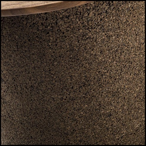 Tabouret Marron Foncé Torrewood - 154 Riva 1920 | Dark Brown Stool Torrewood - 154 Riva 1920 - Modern Furniture - Pacific Compag