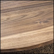 Tabouret Marron Foncé Torrewood - 154 Riva 1920 - Bois sombre - Pacific Compagnie.