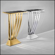 Console 24-Beau Deco, nickel et marbre