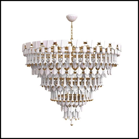 Chandelier L 256 - Gold N Hot | Large Cold Dream Chandelier - Pacific Compagnie.