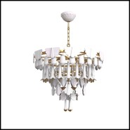 Chandelier S 256 - Gold N Hot | Small Gold N Hot Light - Pacific Compagnie.