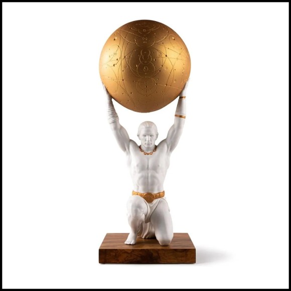 Statuette D'Atlas 256 - Super Atlas | Weightlifting Atlas Figurine - Pacific Compagnie.