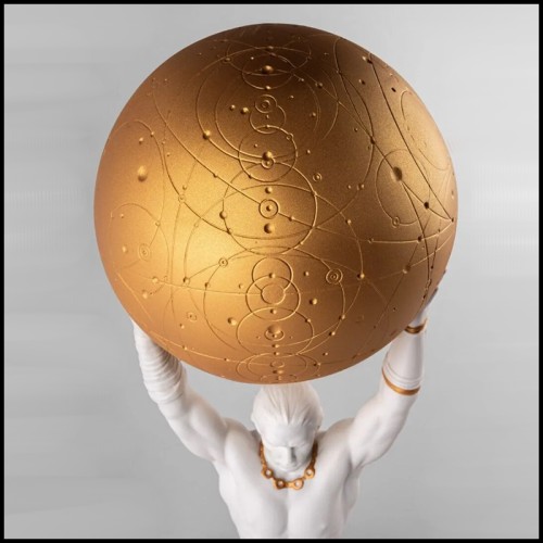 Statuette D'Atlas 256 - Super Atlas | Greek Atlas Statue - Pacific Compagnie.