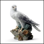 Statuette Faucon Gerfaut 256 - Falco - Majestueux - Pacific Compagnie.