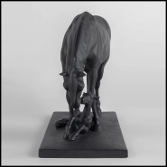 Statuette Deux Chevaux 256 - Baby Mommy | Horse Figurine decorative - Pacific Compagnie.