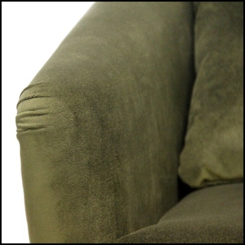 Fauteuil 155 - Natural Green - Modern green armchair for living room - Pacific Compagnie.