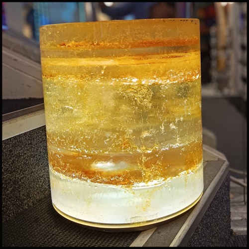 Table d'Appoint PC - Illuminée 2 - Verre dépoli - Pacific Compagnie.