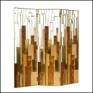 Paravent 155 - Gold Elm - Bois - Pacific Compagnie.