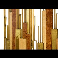 Paravent 155 - Gold Elm - Décoratif - Pacific Compagnie.