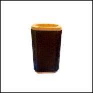 Backgammon PC - Finition Croco | Designer backgammon with croc pattern - Pacific Compagnie.