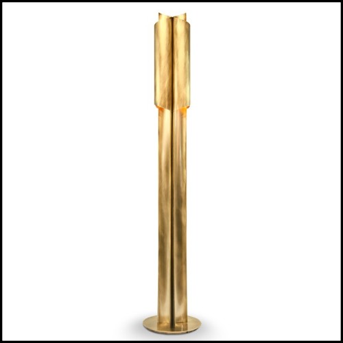 Lampadaire 155 - Brush Brass - Design - Pacific Compagnie.